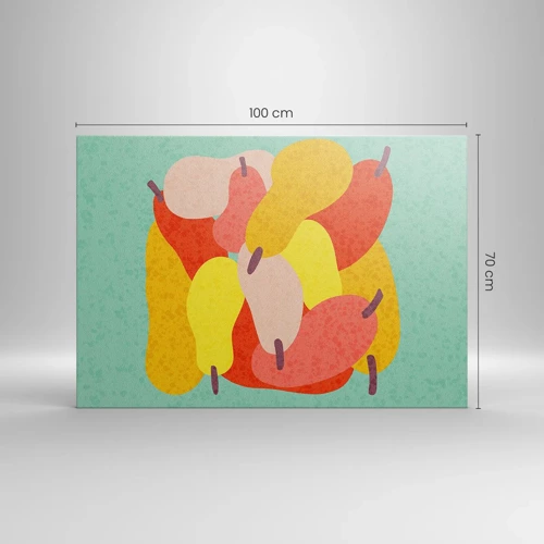 Cuadro sobre lienzo - Impresión de Imagen - Saborear el sol del verano - 100x70 cm
