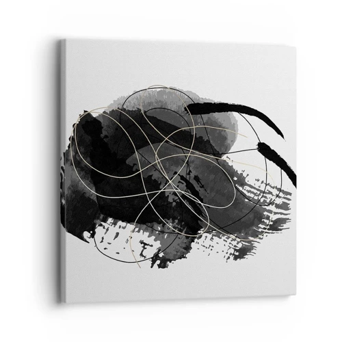 Cuadro sobre lienzo - Impresión de Imagen - Salió de la negrura - 30x30 cm
