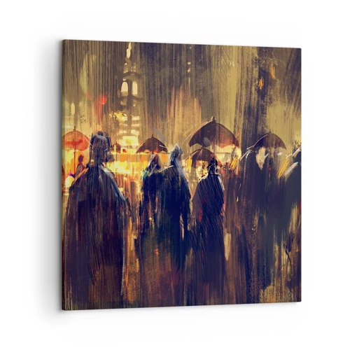 Cuadro sobre lienzo - Impresión de Imagen - Seguidores de la lluvia - 50x50 cm