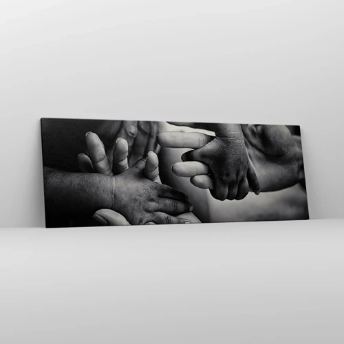 Cuadro sobre lienzo - Impresión de Imagen - Ser humano - 140x50 cm