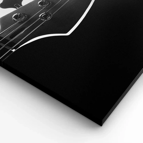 Cuadro sobre lienzo - Impresión de Imagen - Silencio musical  - 30x30 cm