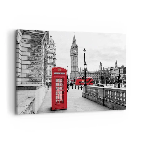 Cuadro sobre lienzo - Impresión de Imagen - Sin duda, Londres - 100x70 cm