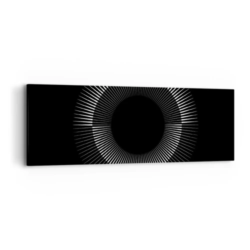 Cuadro sobre lienzo - Impresión de Imagen - Sol negro - 90x30 cm