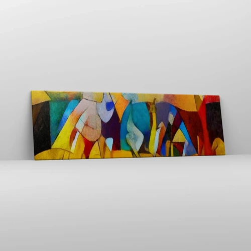 Cuadro sobre lienzo - Impresión de Imagen - Sol - vida - alegría - 160x50 cm