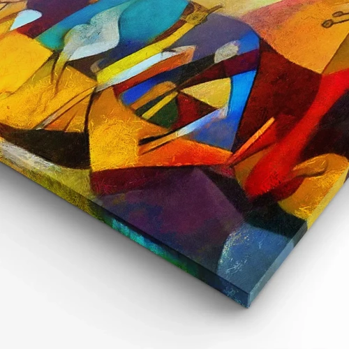 Cuadro sobre lienzo - Impresión de Imagen - Sol - vida - alegría - 160x50 cm