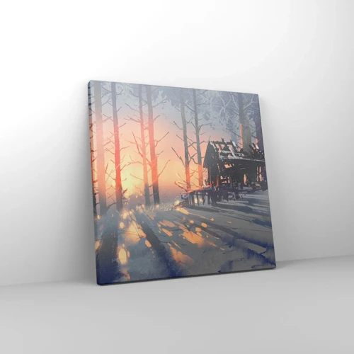 Cuadro sobre lienzo - Impresión de Imagen - Solo el sol es testigo - 30x30 cm