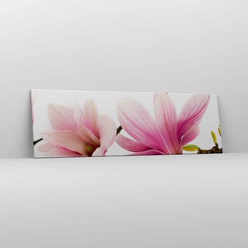 Cuadro sobre lienzo - Impresión de Imagen - Suave como un soplo de primavera - 160x50 cm