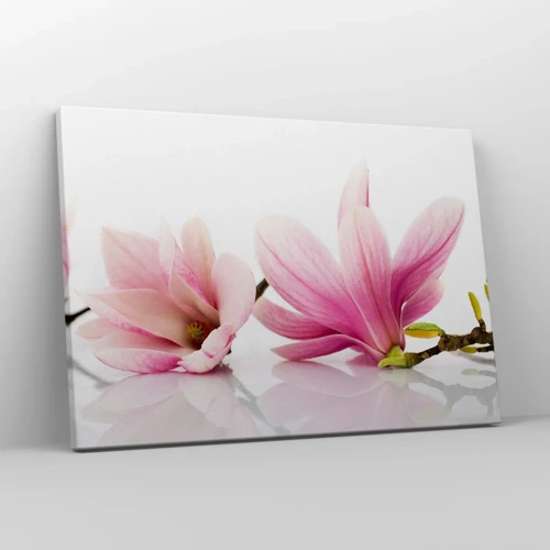 Cuadro sobre lienzo - Impresión de Imagen - Suave como un soplo de primavera - 70x50 cm