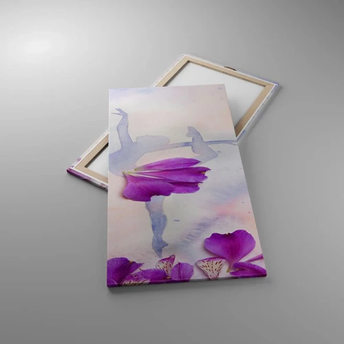 Cuadro sobre lienzo - Impresión de Imagen - Suave como una flor - 65x120 cm