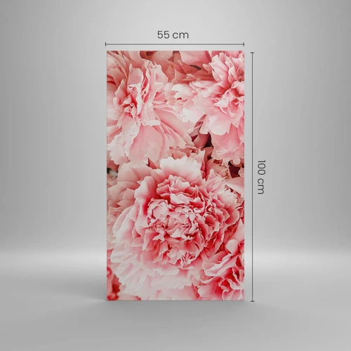 Cuadro sobre lienzo - Impresión de Imagen - Sueño rosa - 55x100 cm