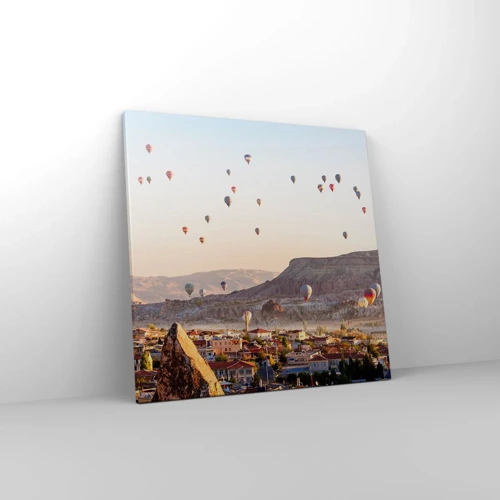 Cuadro sobre lienzo - Impresión de Imagen - Surcando los cielos - 50x50 cm