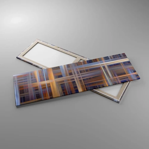 Cuadro sobre lienzo - Impresión de Imagen - Tejido de luz - 160x50 cm