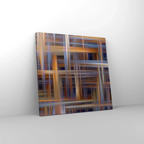 Cuadro sobre lienzo - Impresión de Imagen - Tejido de luz - 40x40 cm