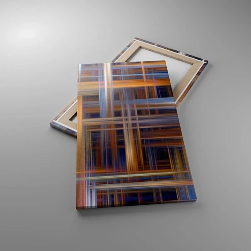 Cuadro sobre lienzo - Impresión de Imagen - Tejido de luz - 45x80 cm
