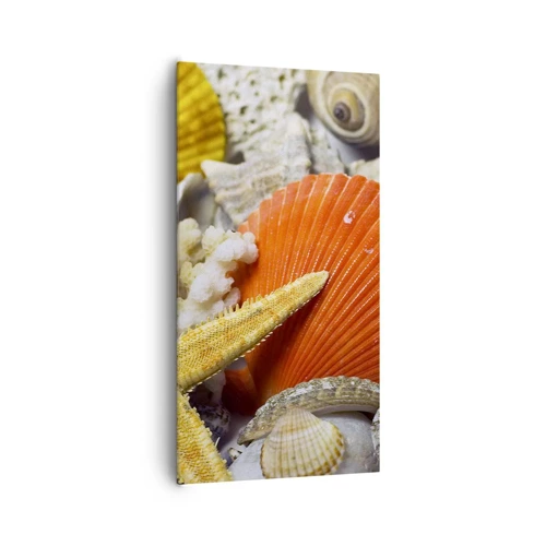 Cuadro sobre lienzo - Impresión de Imagen - Tesoros del océano - 65x120 cm