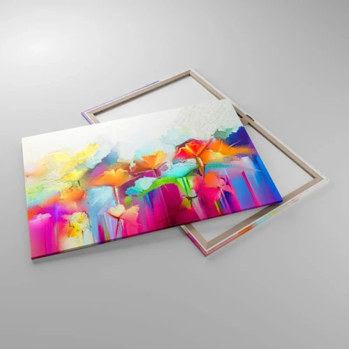 Cuadro sobre lienzo - Impresión de Imagen - Un arco iris ha florecido - 100x70 cm