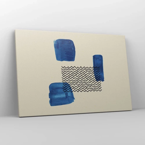Cuadro sobre lienzo - Impresión de Imagen - Un cuarteto abstracto - 120x80 cm