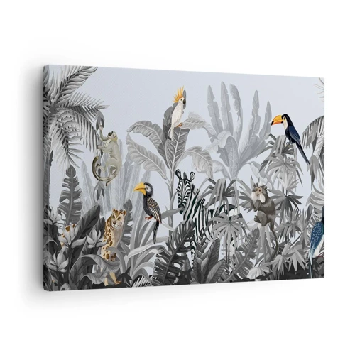 Cuadro sobre lienzo - Impresión de Imagen - Un cuento de hadas africano - 70x50 cm