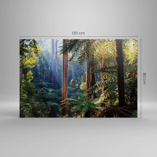 Cuadro sobre lienzo - Impresión de Imagen - Un cuento de hadas del bosque - 120x80 cm