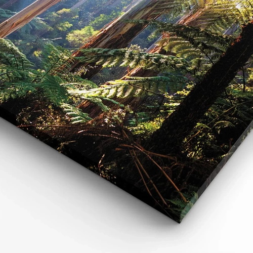 Cuadro sobre lienzo - Impresión de Imagen - Un cuento de hadas del bosque - 120x80 cm