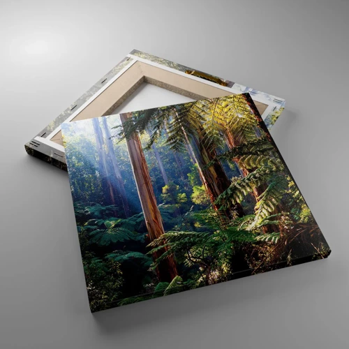 Cuadro sobre lienzo - Impresión de Imagen - Un cuento de hadas del bosque - 30x30 cm