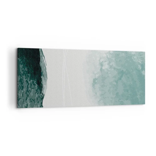 Cuadro sobre lienzo - Impresión de Imagen - Un encuentro con la niebla - 120x50 cm