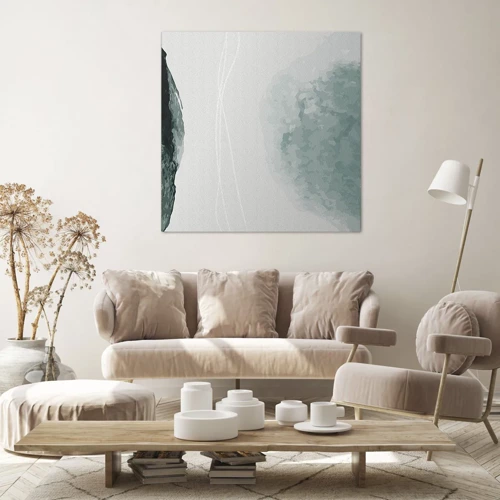 Cuadro sobre lienzo - Impresión de Imagen - Un encuentro con la niebla - 30x30 cm