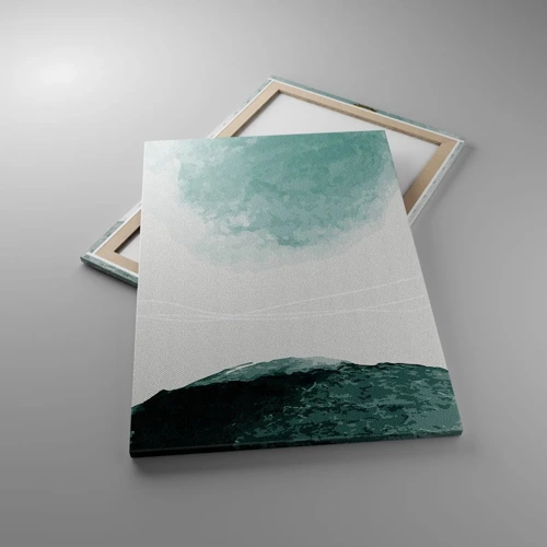 Cuadro sobre lienzo - Impresión de Imagen - Un encuentro con la niebla - 70x100 cm