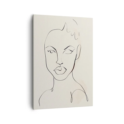 Cuadro sobre lienzo - Impresión de Imagen - Un esbozo de sensualidad - 50x70 cm