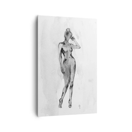 Cuadro sobre lienzo - Impresión de Imagen - Un estudio sobre el ideal de feminidad - 80x120 cm