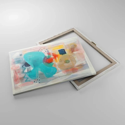 Cuadro sobre lienzo - Impresión de Imagen - Un juego de colores - 70x50 cm