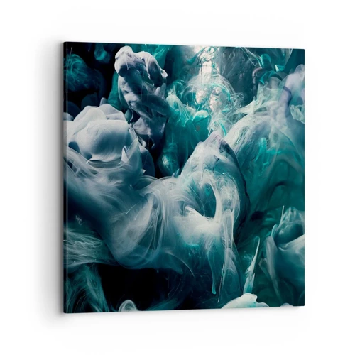 Cuadro sobre lienzo - Impresión de Imagen - Un movimiento de color - 70x70 cm