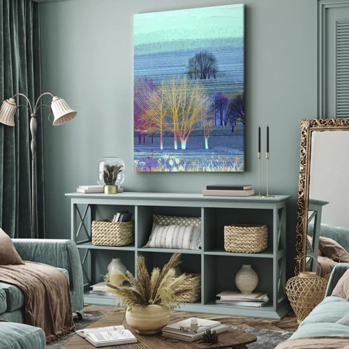 Cuadro sobre lienzo - Impresión de Imagen - Un paisaje armónico - 55x100 cm