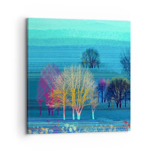 Cuadro sobre lienzo - Impresión de Imagen - Un paisaje armónico - 70x70 cm