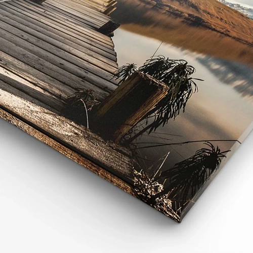 Cuadro sobre lienzo - Impresión de Imagen - Un paisaje en silencio - 70x70 cm