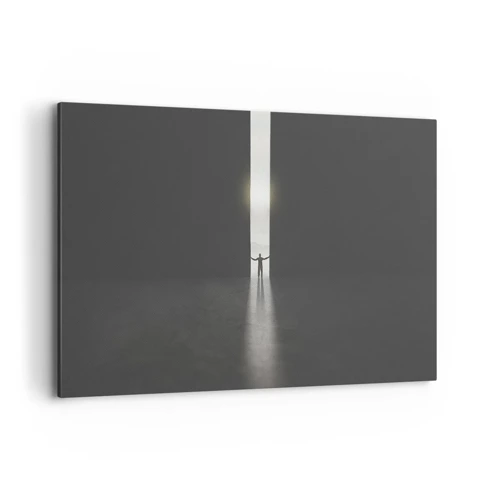 Cuadro sobre lienzo - Impresión de Imagen - Un paso hacia un futuro brillante - 120x80 cm