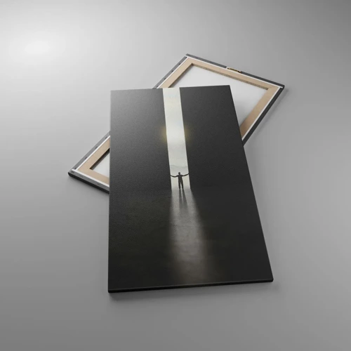 Cuadro sobre lienzo - Impresión de Imagen - Un paso hacia un futuro brillante - 55x100 cm