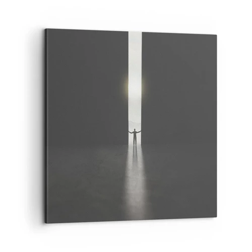 Cuadro sobre lienzo - Impresión de Imagen - Un paso hacia un futuro brillante - 60x60 cm