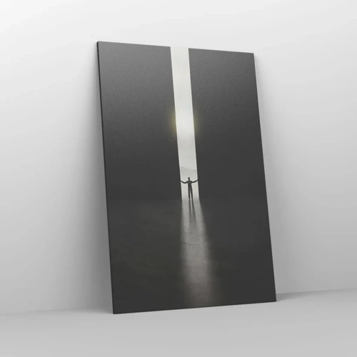 Cuadro sobre lienzo - Impresión de Imagen - Un paso hacia un futuro brillante - 80x120 cm