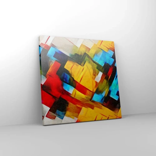 Cuadro sobre lienzo - Impresión de Imagen - Un popurrí multicolor - 30x30 cm