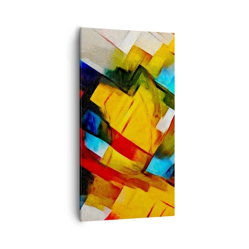 Cuadro sobre lienzo - Impresión de Imagen - Un popurrí multicolor - 55x100 cm