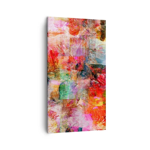 Cuadro sobre lienzo - Impresión de Imagen - Un viaje a través del rosa - 45x80 cm