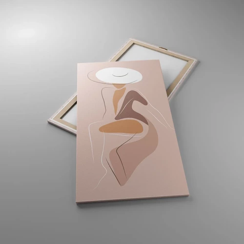 Cuadro sobre lienzo - Impresión de Imagen - Una auténtica dama - 65x120 cm
