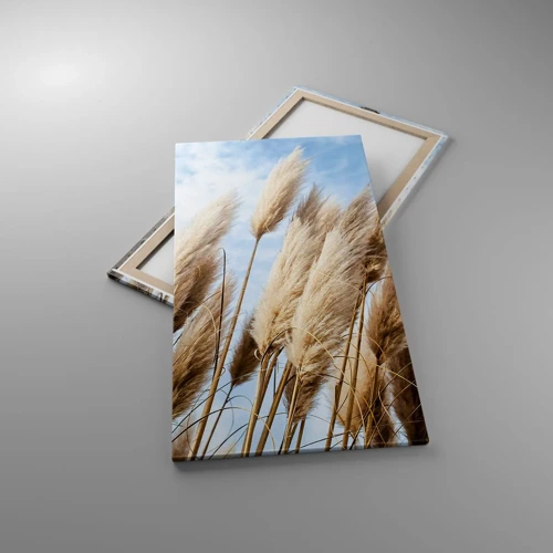 Cuadro sobre lienzo - Impresión de Imagen - Una caricia soleada y ventosa - 65x120 cm