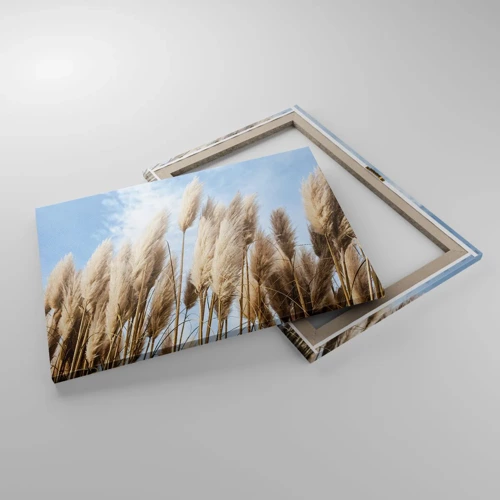 Cuadro sobre lienzo - Impresión de Imagen - Una caricia soleada y ventosa - 70x50 cm