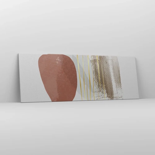Cuadro sobre lienzo - Impresión de Imagen - Una columnata abstracta - 140x50 cm