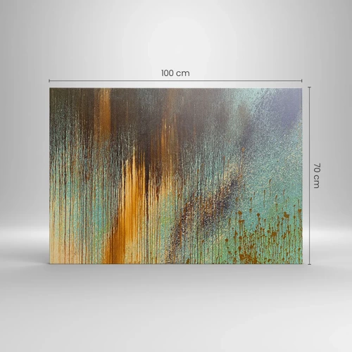 Cuadro sobre lienzo - Impresión de Imagen - Una composición colorista no accidental - 100x70 cm