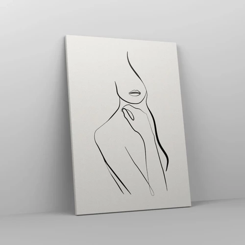Cuadro sobre lienzo - Impresión de Imagen - Una ola de melancolía - 50x70 cm