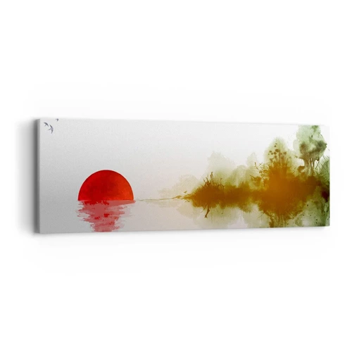 Cuadro sobre lienzo - Impresión de Imagen - Una promesa de paz - 90x30 cm
