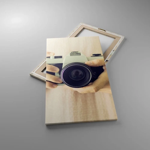 Cuadro sobre lienzo - Impresión de Imagen - Una visión diferente - 45x80 cm